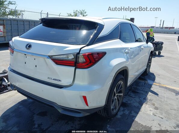 2T2BGMCA1JC020437 2018 LEXUS RX 450H Белый Задняя правая четверть