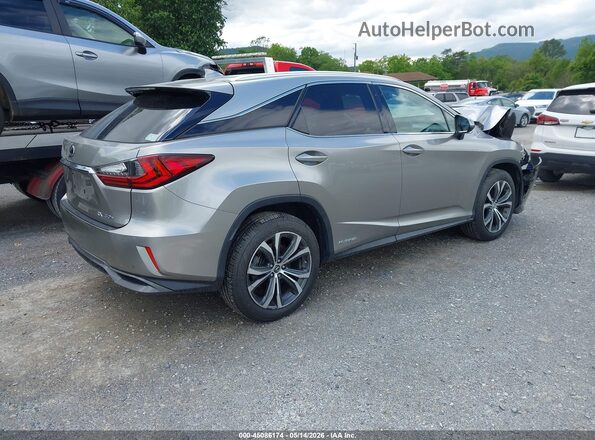 2T2BGMCA2KC030976 2019 LEXUS RX 450H Silver Trasero derecho