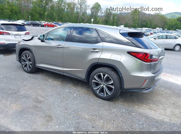 2T2BGMCA2KC030976 2019 LEXUS RX 450H Silver Trasero izquierdo