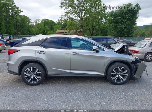 2T2BGMCA2KC030976 2019 LEXUS RX 450H Silver Vista interior de 360 grados