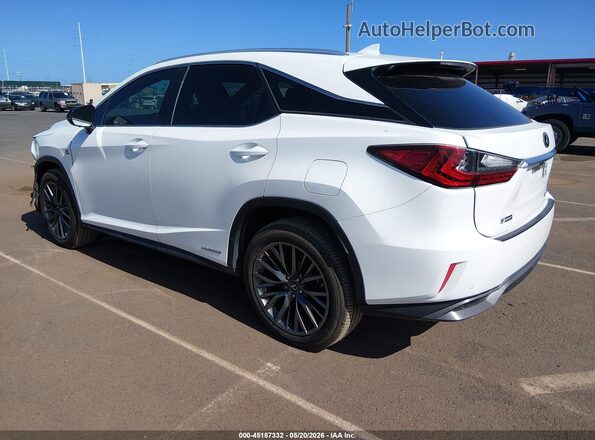 2T2BGMCA6JC022572 2018 LEXUS RX 450H Белый Задняя левая четверть