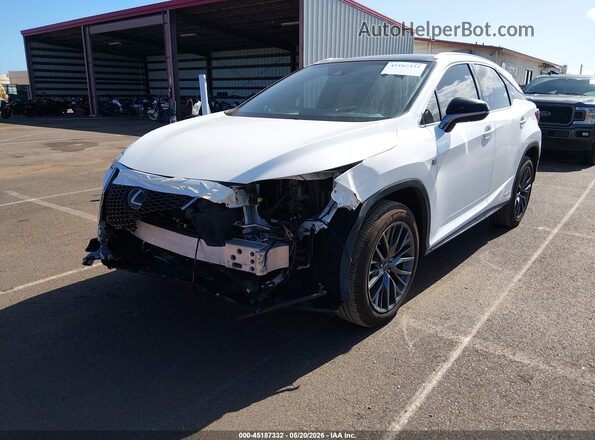 2T2BGMCA6JC022572 2018 LEXUS RX 450H Белый Вид спереди