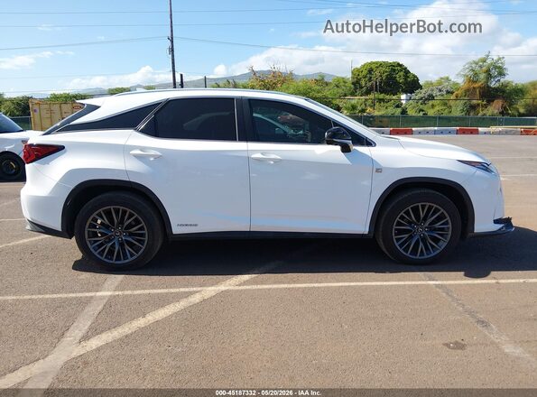 2T2BGMCA6JC022572 2018 LEXUS RX 450H Белый Панорамный вид салона 360°
