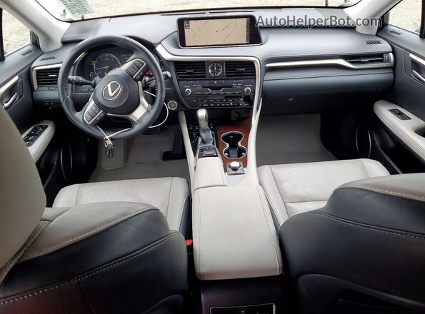 2T2BZMCA0GC030508 2016 LEXUS RX Gray Vista del salpicadero
