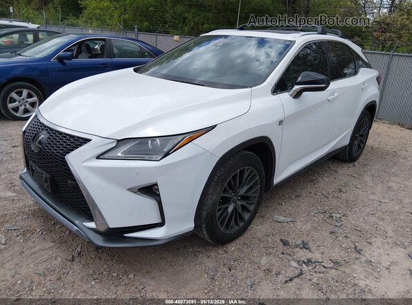 2T2BZMCA0JC135475 2018 LEXUS RX 350 White Առջևի ձախ երեք քառորդ տեսարան