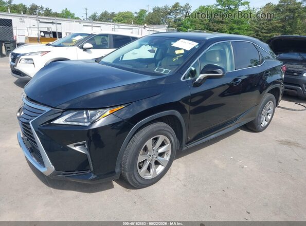 2T2BZMCA0KC196195 2019 LEXUS RX 350 Black Առջևի ձախ երեք քառորդ տեսարան