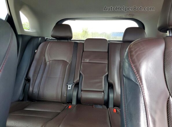 2T2BZMCA1HC128822 2017 LEXUS RX White Вид задніх сидінь