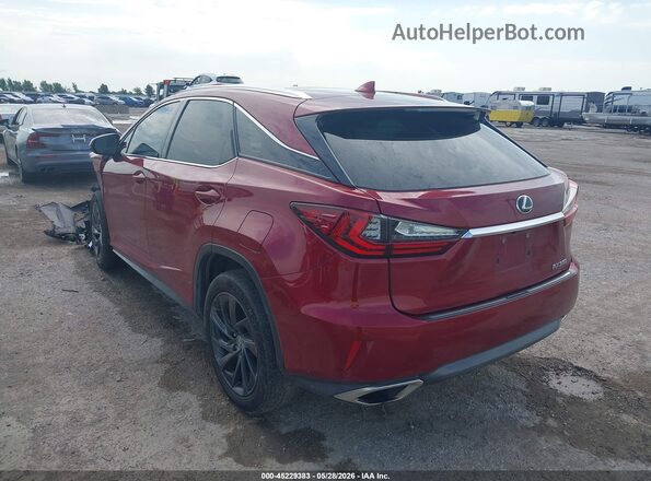 2T2BZMCA2GC015427 2016 LEXUS RX 350 Red უკანა მარცხენა