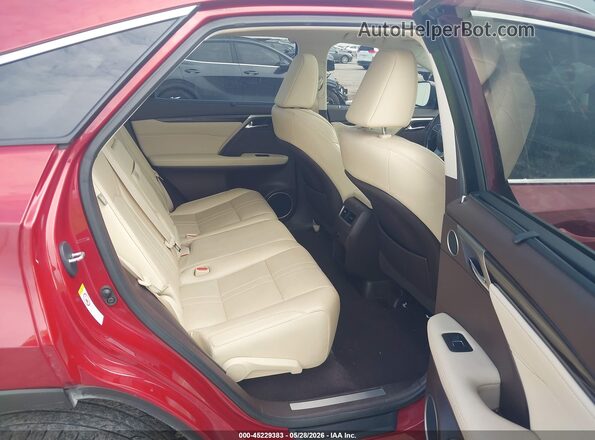 2T2BZMCA2GC015427 2016 LEXUS RX 350 Red VIN კოდის სტიკერის ხედი