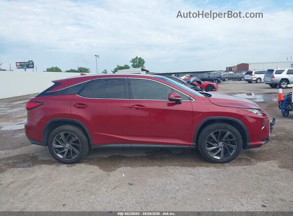 2T2BZMCA2GC015427 2016 LEXUS RX 350 Red უკანა სალონის ხედი