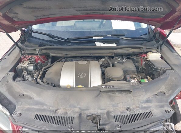 2T2BZMCA2GC015427 2016 LEXUS RX 350 Red უკანა ხედი