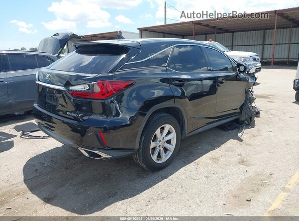 2T2BZMCA2HC059395 2017 LEXUS RX 350 Black უკანა მარჯვენა