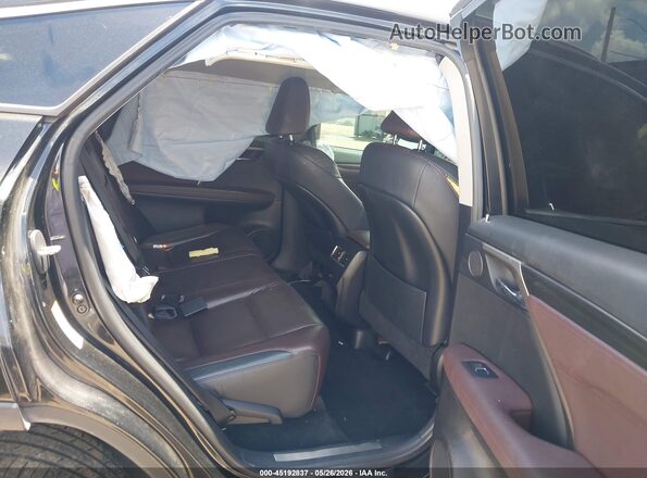 2T2BZMCA2HC059395 2017 LEXUS RX 350 Black VIN კოდის სტიკერის ხედი