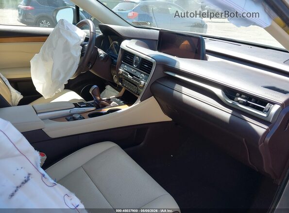 2T2BZMCA2HC063303 2017 LEXUS RX 350 Silver Вид салону спереду
