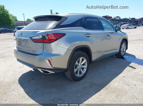 2T2BZMCA2HC063303 2017 LEXUS RX 350 Silver Задня права чверть