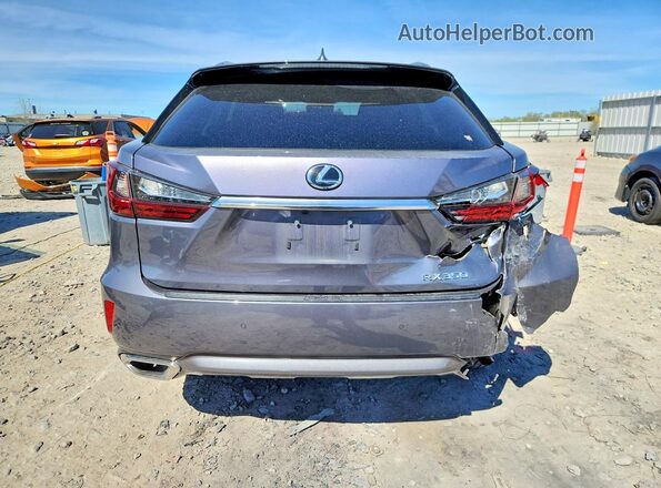 2T2BZMCA2JC151709 2018 LEXUS RX Silver Rear view