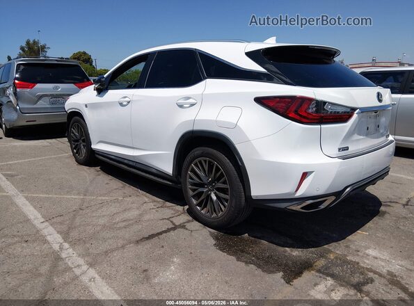 2T2BZMCA3JC150052 2018 LEXUS RX 350 White Trasero izquierdo