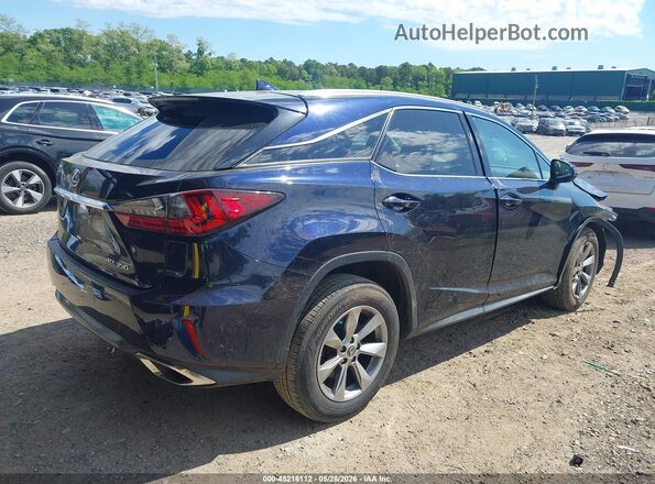 2T2BZMCA3JC155249 2018 LEXUS RX 350 Синий Задняя правая четверть