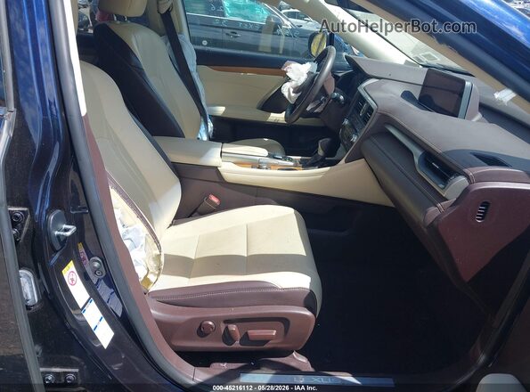2T2BZMCA3JC155249 2018 LEXUS RX 350 Синий Вид салона спереди