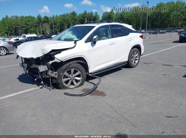 2T2BZMCA4JC162369 2018 LEXUS RX 350 White წინა მარცხენა ხედი სამი მეოთხედიდან