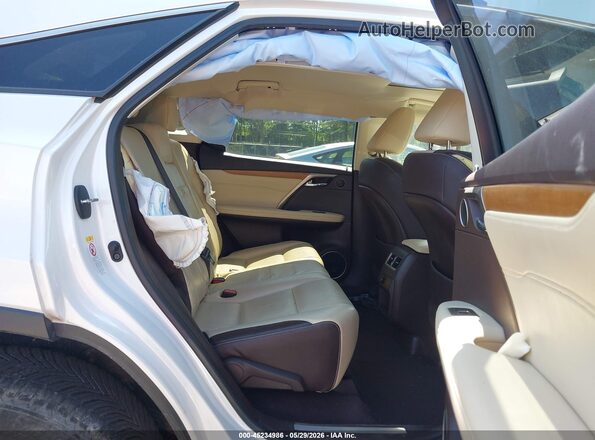 2T2BZMCA4JC162369 2018 LEXUS RX 350 White VIN კოდის სტიკერის ხედი