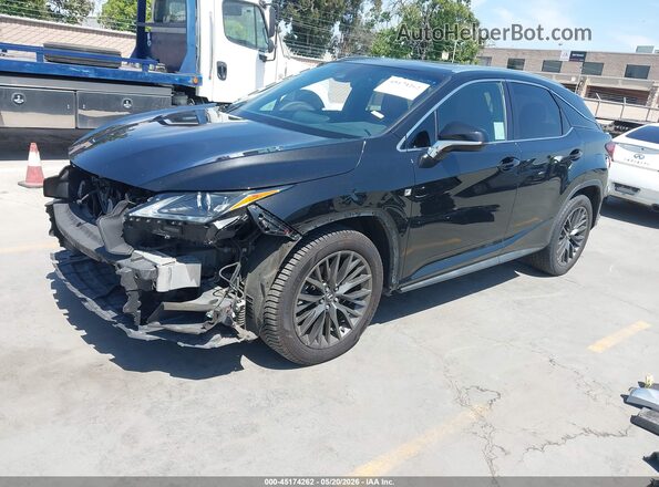 2T2BZMCA5JC139327 2018 LEXUS RX 350 Black Передня ліва чверть