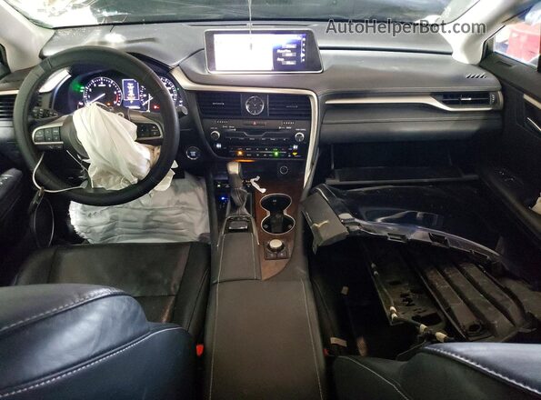 2T2BZMCA6GC018346 2016 LEXUS RX Blue Вид панелі приладів