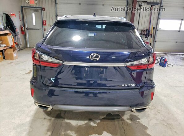 2T2BZMCA6GC018346 2016 LEXUS RX Blue Вид ззаду