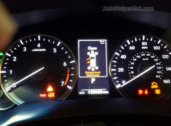 2T2BZMCA6GC018346 2016 LEXUS RX Blue Вид щитка приладів