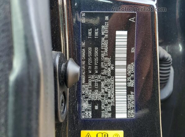2T2BZMCA6GC036832 2016 LEXUS RX Black 