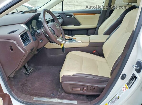 2T2BZMCA6KC202176 2019 LEXUS RX White Vista interior delantera