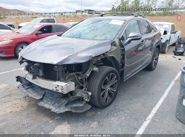 2T2BZMCA7GC009784 2016 LEXUS RX 350 Gray Առջևի ձախ երեք քառորդ տեսարան