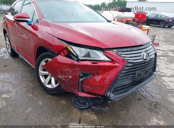 2T2BZMCA7GC021062 2016 LEXUS RX 350 Red Front view