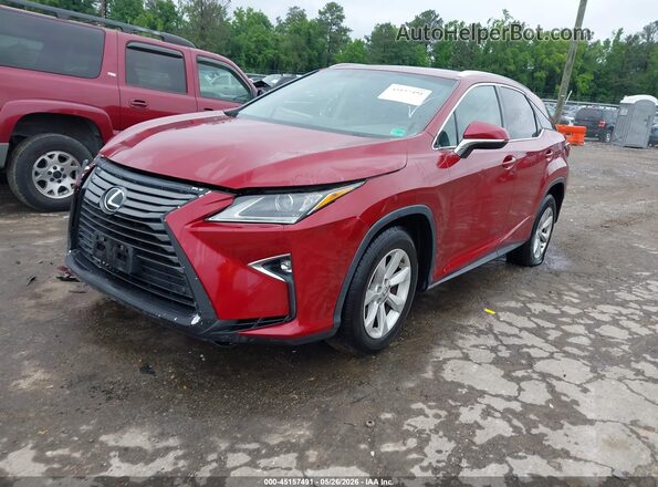 2T2BZMCA7GC021062 2016 LEXUS RX 350 Red Front left