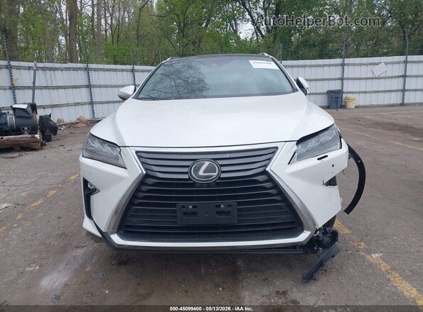 2T2BZMCA7GC049637 2016 LEXUS RX 350 White წინა პანელის ხედი