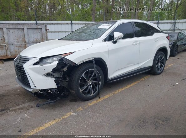 2T2BZMCA7GC049637 2016 LEXUS RX 350 White წინა მარცხენა ხედი სამი მეოთხედიდან