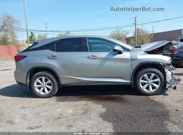 2T2BZMCA7HC099150 2017 LEXUS RX 350 Pewter Rear interior view