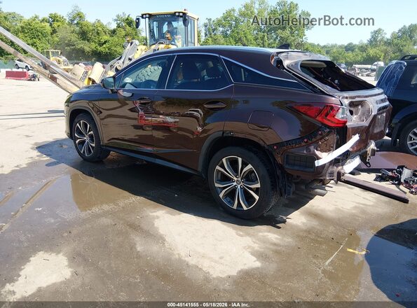 2T2BZMCA7JC159093 2018 LEXUS RX 350 Brown უკანა მარცხენა