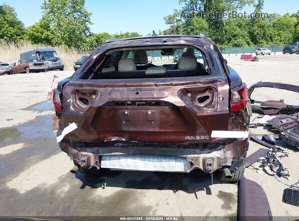 2T2BZMCA7JC159093 2018 LEXUS RX 350 Brown 