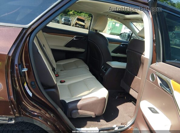 2T2BZMCA7JC159093 2018 LEXUS RX 350 Brown VIN კოდის სტიკერის ხედი