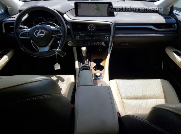 2T2BZMCA7KC192175 2019 LEXUS RX Синий Вид панели приборов