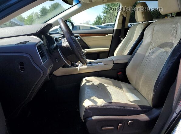 2T2BZMCA7KC192175 2019 LEXUS RX Синий Вид салона спереди
