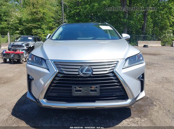 2T2BZMCA8HC080378 2017 LEXUS RX 350 Silver Instrument cluster view