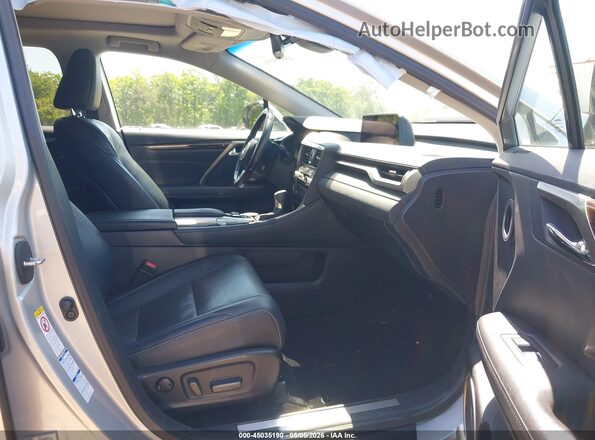 2T2BZMCA8HC080378 2017 LEXUS RX 350 Silver Front interior view