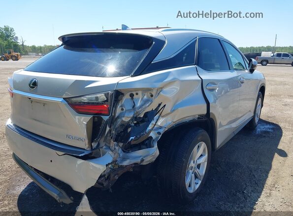 2T2BZMCA8HC080378 2017 LEXUS RX 350 Silver Front view