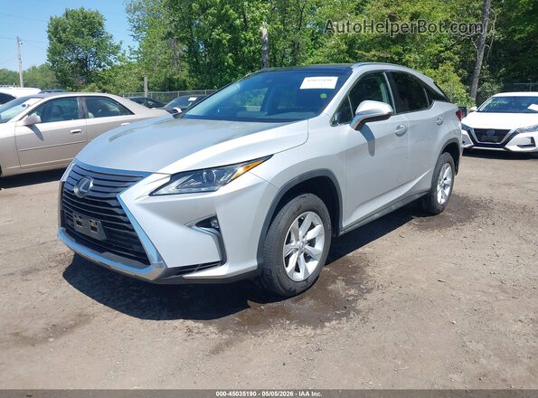 2T2BZMCA8HC080378 2017 LEXUS RX 350 Silver Front left