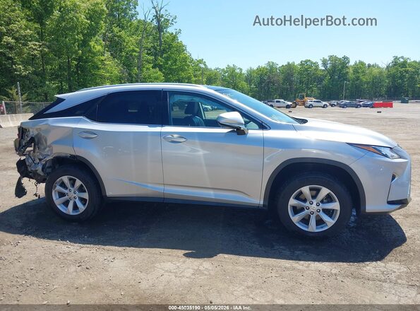 2T2BZMCA8HC080378 2017 LEXUS RX 350 Silver Rear interior view