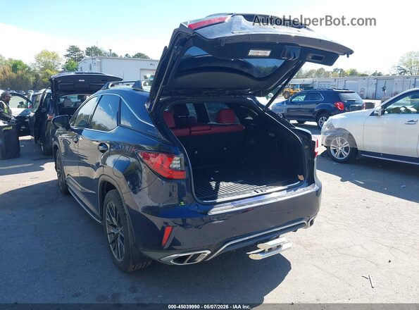 2T2BZMCA9GC024996 2016 LEXUS RX 350 Dark Blue Trasero izquierdo