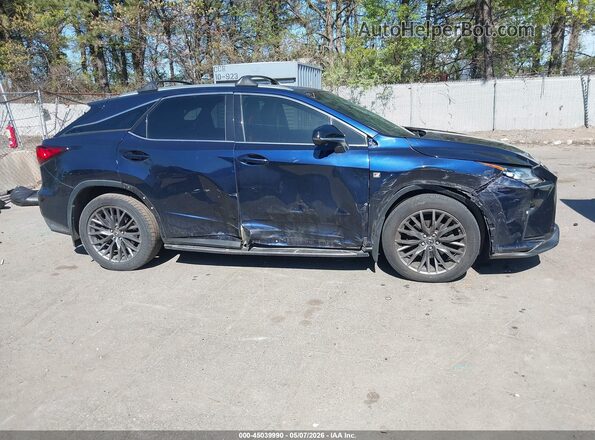 2T2BZMCA9GC024996 2016 LEXUS RX 350 Dark Blue Vista interior trasera