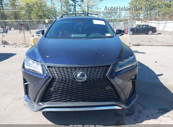 2T2BZMCA9GC024996 2016 LEXUS RX 350 Dark Blue Vista del cuadro de instrumentos